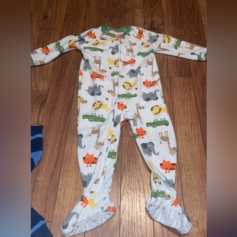 Carters one piece footed PJs